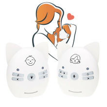 V30 Tragbarer Babysitter 2. 4 GHz Wireless Audio Babyphone Digitale Sprachübertragung Doppelsprech Walkie-Talkie Musikspiel
