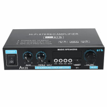 AK35 110 240V 2x30W Mini Amplificatore Digitale 2.0 Canali Ricevitore Bluetooth 5.0 Lettore Musicale USB Stereo per Casa Auto Nautica Audio Amp