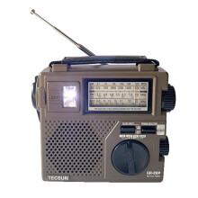 TECSUN GR 88P Digitaler Radioempfänger Notlicht Radio Dynamo Radio mit eingebautem Lautsprecher Handbetrieb