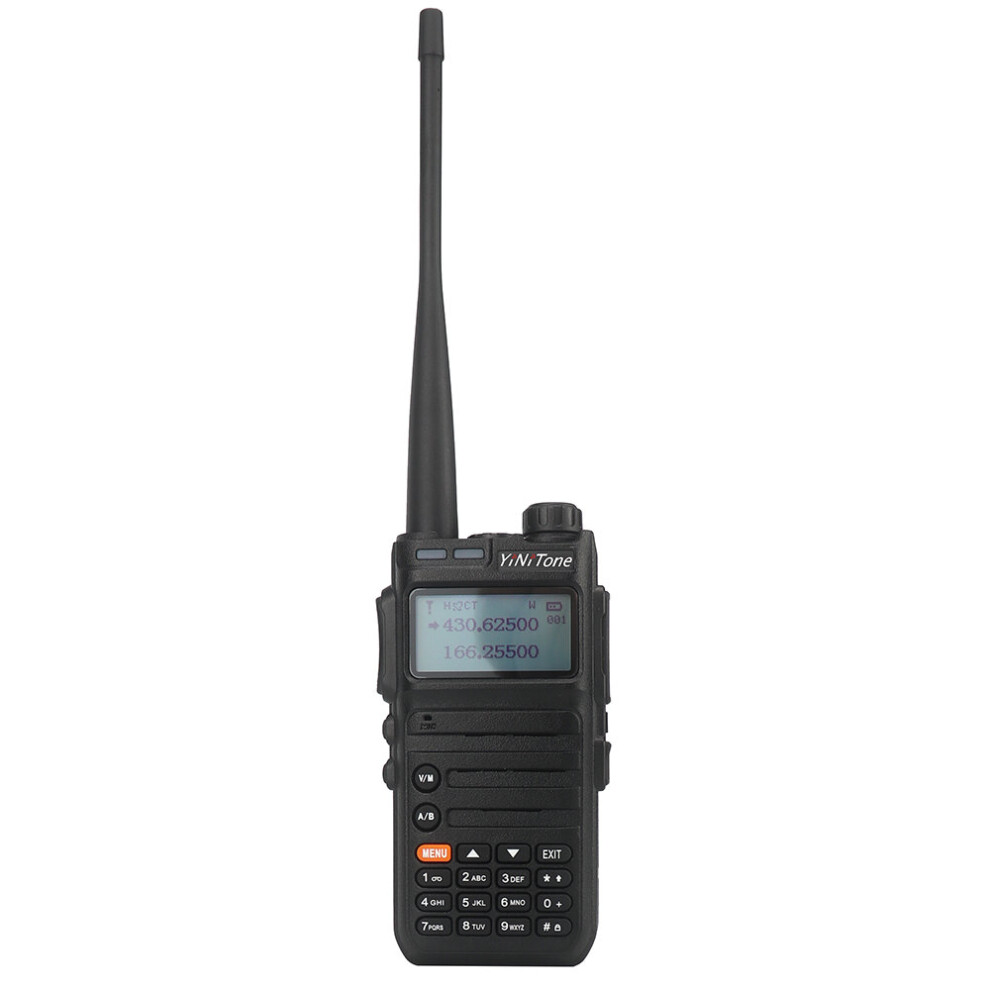 Yinitone Ht-Uv1 5W Walkie Talkie Dual Band 400-520Mhz/136-174Mhz 199 Channels Fm Transceiver Two Way Radio 6905152218805