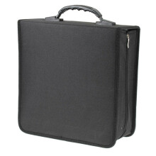 320 pcs Disc CD DVD VCD Holder Storage Media Carry Wallet Album Bag Case Black