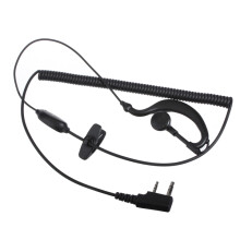 Cuffie con microfono e gancio per orecchio per radio walkie talkie