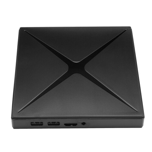GlowGeek USB 2.0 Type C Driverless High Speed Read Write Recorder DVD CD Burner SATA Interface for Windows for Mac OS Computer PC Laptop 2