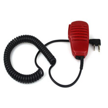 Microfono altoparlante portable red da 3.5 mm a 2 pin per walkie talkie