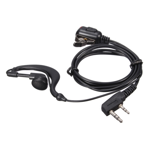 2 Pin PTT Headset Microfoon Oortelefoon voor Walkie Talkies 1