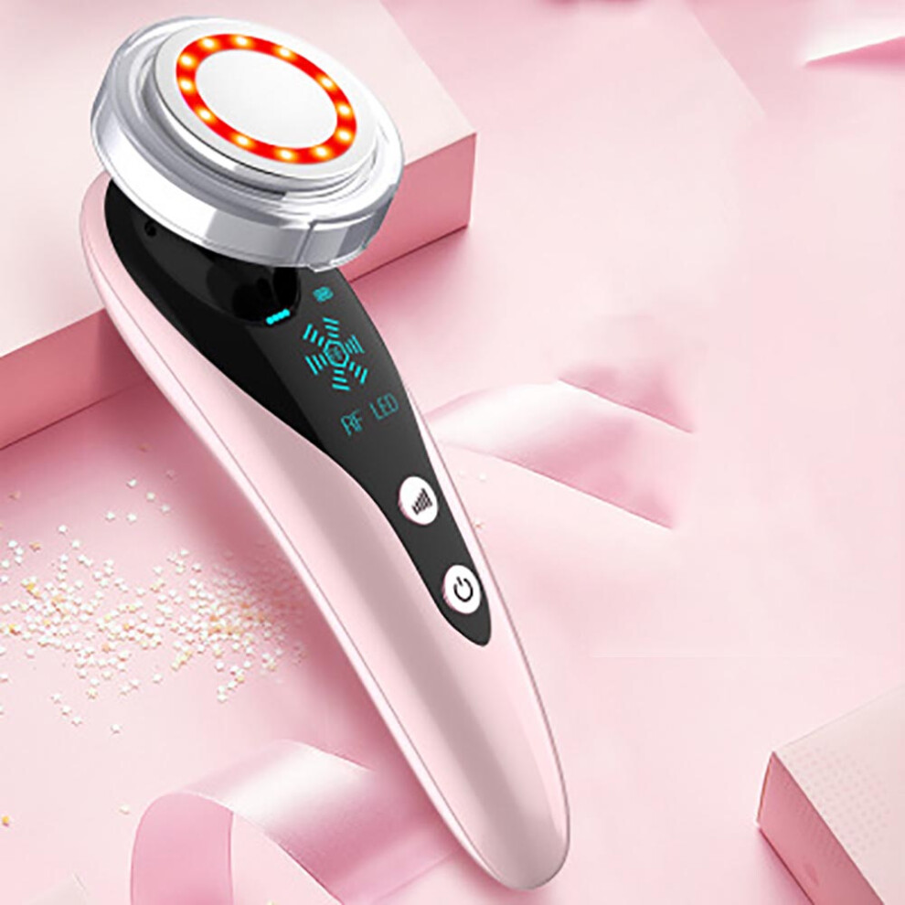 Ultrasonic Facial Beauty Importer Massage Instrument Light Therapy Skin Rejuvenation Introducer