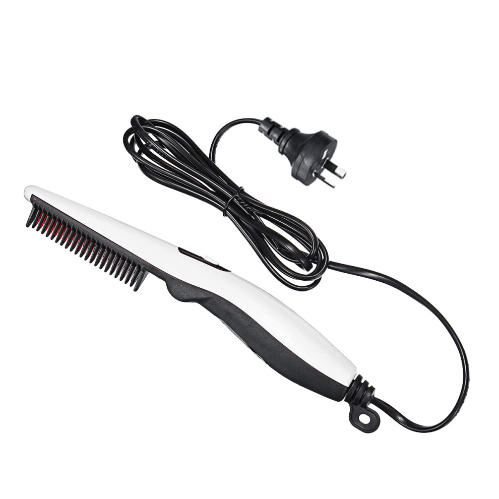 Unisex Not,Specified Beard Straightener Brush Quick Beard Straightening Comb Beard And Hair Straightening Brush