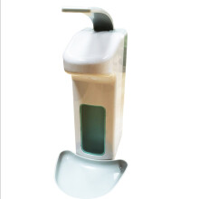 500ML Dispenser di Sapone Liquido manual con Gomito per Lavaggio a Schiuma Bottiglia Box
