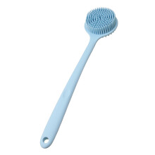 Spazzola per la pulizia della schiena con manico lungo spazzola in silicone per il bathroom massaggiatore per la pelle scrubber per la doccia