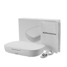 UV Ultraviolet Mask Telefoon Sterilisator Doos UVC Draadloos Draagbaar Aromatherapie Desinfectie Case Cleaner