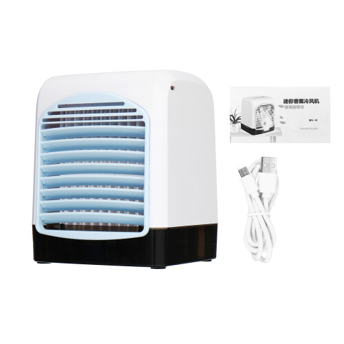 Portable USB Mini Cooler Cooling Fan Aromatherapy Purify Air Timing Conditioner