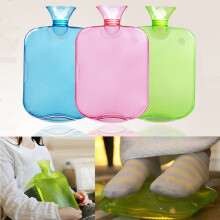 Borsa per bottiglia d'acqua calda in PVC gomma grande inverno caldo rilassante terapia del calore e del freddo