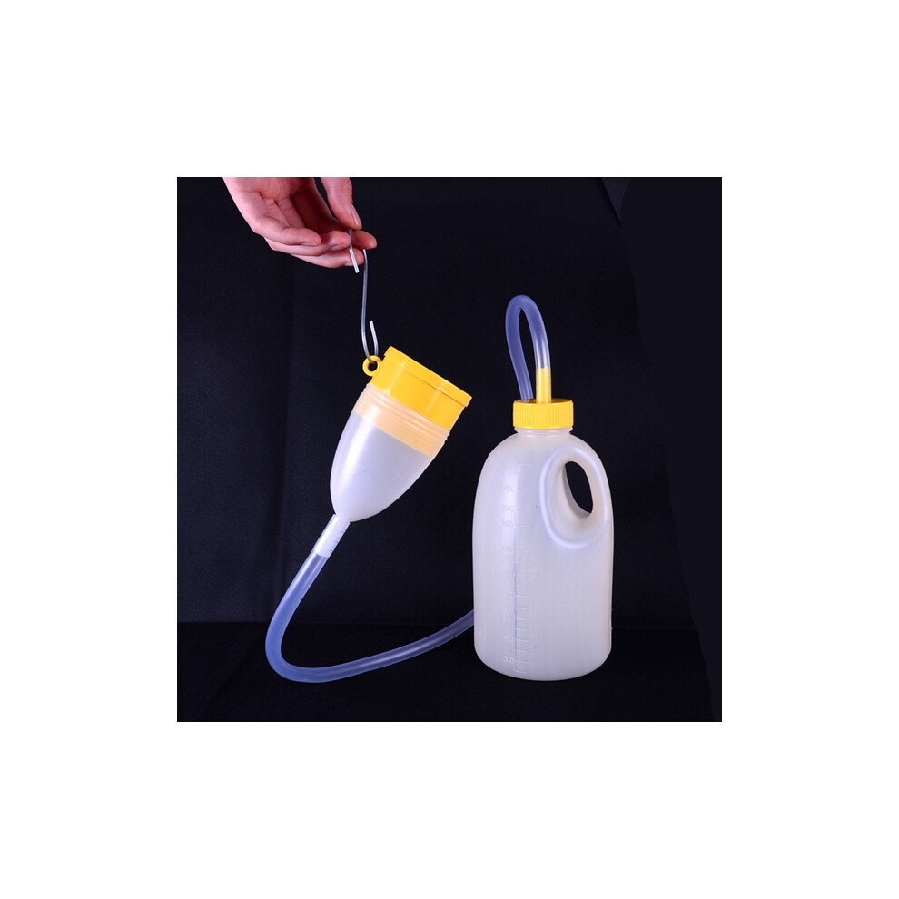 1700ml Elder Male Paralyzed Urine Collector Pee Holder Chamber Pot Incontinence Aid Large Capacity