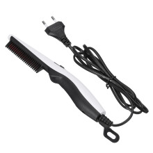 Spazzola per barba electric unisex portable per lisciare rapidamente i capelli pettine arricciacapelli strumento per lo styling dei capelli