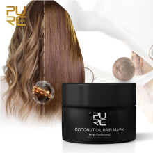 Maschera per capelli al cocco PURC maschera nutriente per capelli non a vapore