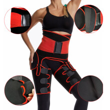 Sauna Neopreen Ondersteuningsriem Benen Shaper Voor Sport Hardlopen Fitness Slanker Verminderen