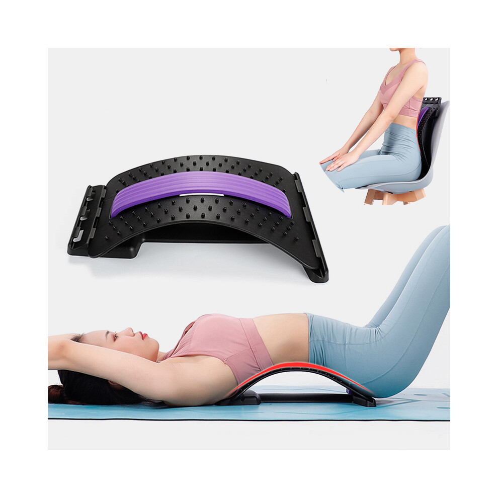 Stretch Equipment Back Massager Magic Stretcher Fitness Lumbar Support Relaxation Lumbar Tractor