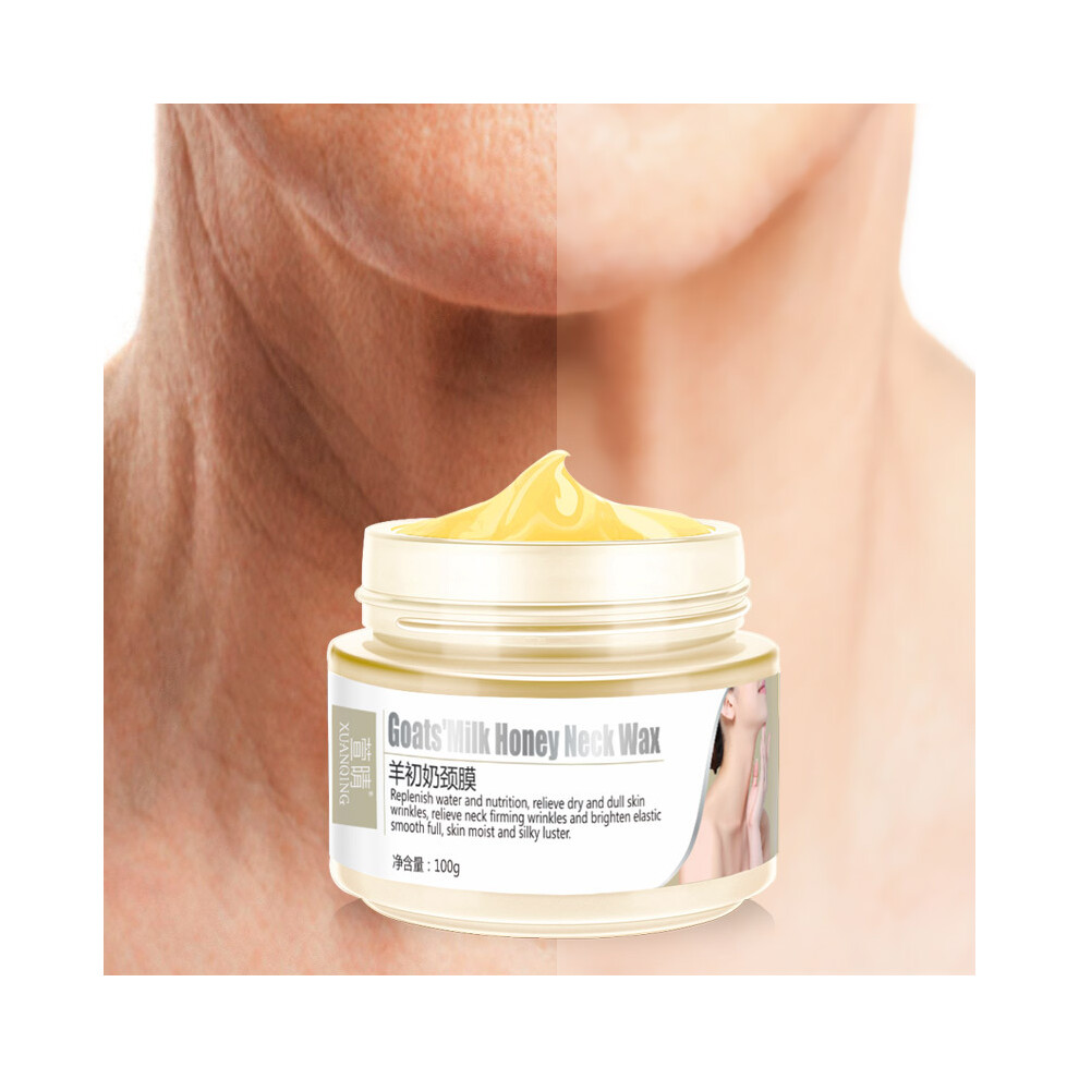 Cream Goat Milk Honey Neck Anti Wrinkle Aging Firming Necks Whitening Skin Care Facial Lifting