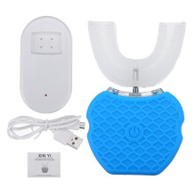Spazzolino electric Sonic 360 Ricaricabile USB Impermeabile IPX7 Spazzola in Silicone per Sbiancamento Denti