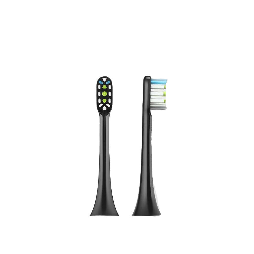 Black [Soocas Original] 2Pcs Soocas-X3 Toothbrush Head For Smart Wireless Waterproof Electric Toothbrush From