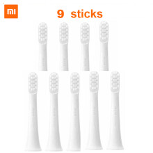 9 stuks Xiaomi Mijia T100 tandenborstelkop vervanging voor Xiaomi Mijia T100 elektrische tandenborstel wit