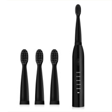 5 Modi Sonic Elektrische Tandenborstel Draagbaar USB Opladen Waterdichte Vibratie Tandenborstel Met 4 Borstels