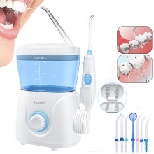 600ML Elektrische Tandenreiniger Tandflosser Wasmachine Jet Tip Huishoudelijk 10 Instellingen Waterflosser
