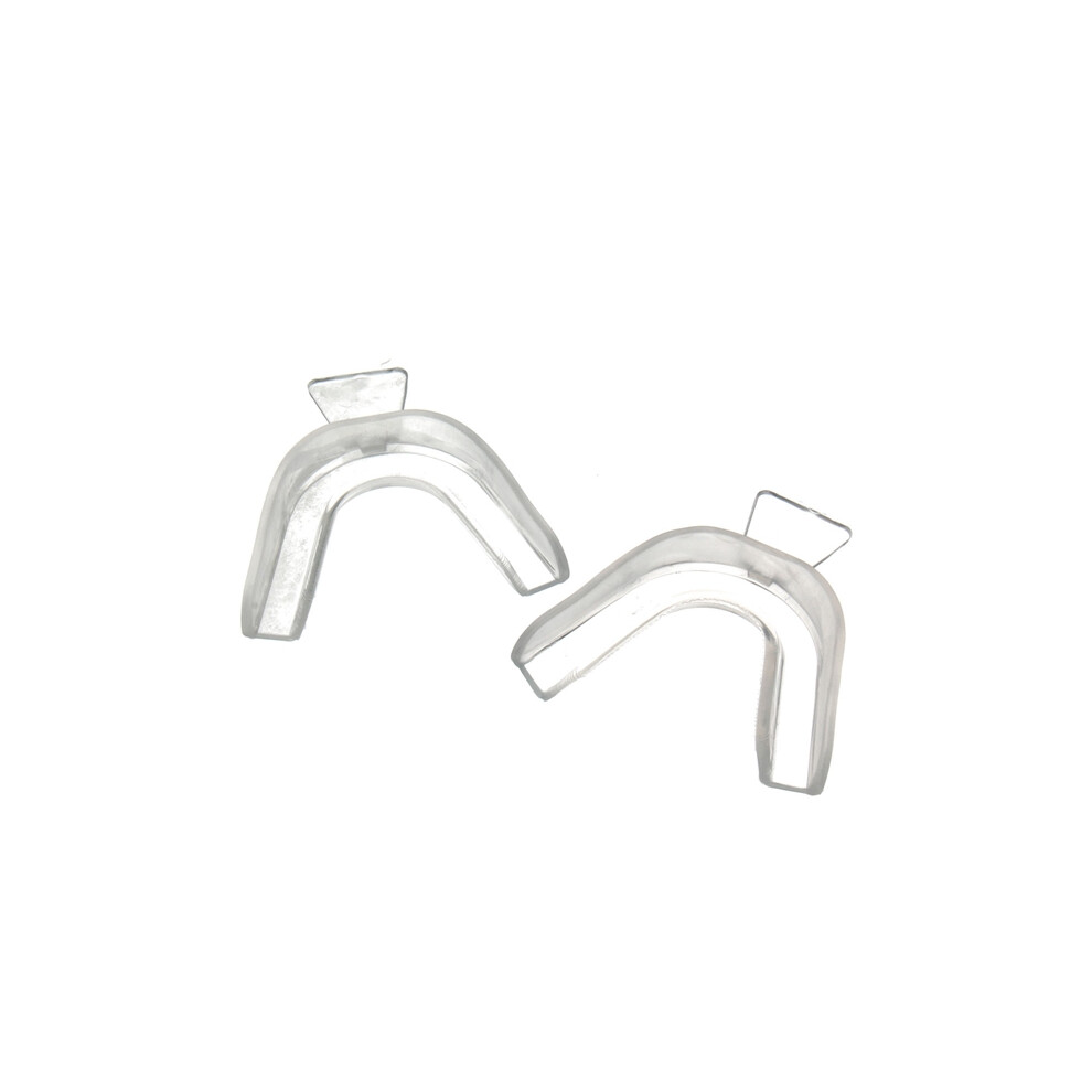 2Pcs Transparent Night Guard Teeth Whitening Grinding Mouth Trays Shield Gum Dental Equipment