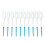 40 stuks Interdentale Tandenflosborstel Elastische Massage Tandpicks 4