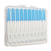 200 Stück Interdentalbürsten Zahnseide Bürste Elastische Massage Zahnstocher
