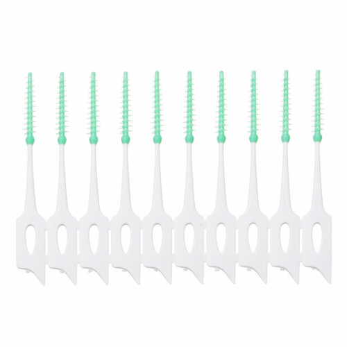 40 stuks Interdentale Tandenflosborstel Elastische Massage Tandpicks 2