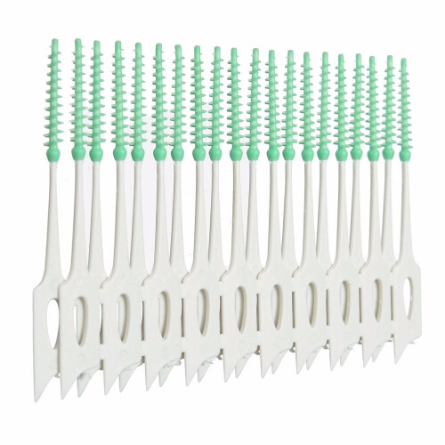 40 stuks Interdentale Tandenflosborstel Elastische Massage Tandpicks 1