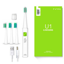 LanSung U1 Spazzolino electric Sonico USB per la Pulizia dei Denti e Sbiancamento Cura delle Gengive Ricaricabile