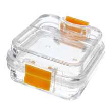 Mini resistente e conveniente scatola per protesi dentale in plastic protegge completamente la stabilità e la forma.