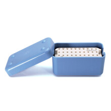 Vassoio per sterilizzazione endodontica dentale autoclavabile supporto pulito per file organizer.