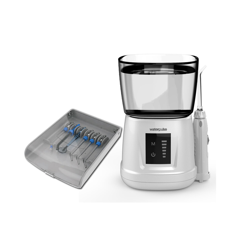 Dental Oral Irrigator Tooth Cleaner with 6 Tips Water Jet Flosser Irrigator Set