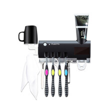 1.2W UV Zonnebatterij Tandenborstel Tandpasta Dispenser Badkameraccessoires Tandenborstel Sterilisator Rek