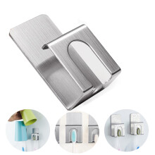AUGIENB Portaspazzolino in steel Inossidabile da Parete Supporto per Tazza Gancio per bathroom