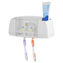 Set di 4 portaspazzolini da denti da parete supporto per bathroom domestico dispenser automatico di dentifricio per WC