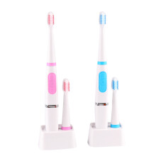 Spazzolino electric Impermeabile IPX7 Interruttore a Un Tocco Testina Morbida Spazzola per Denti Kit Sbiancante a Basso Rumore