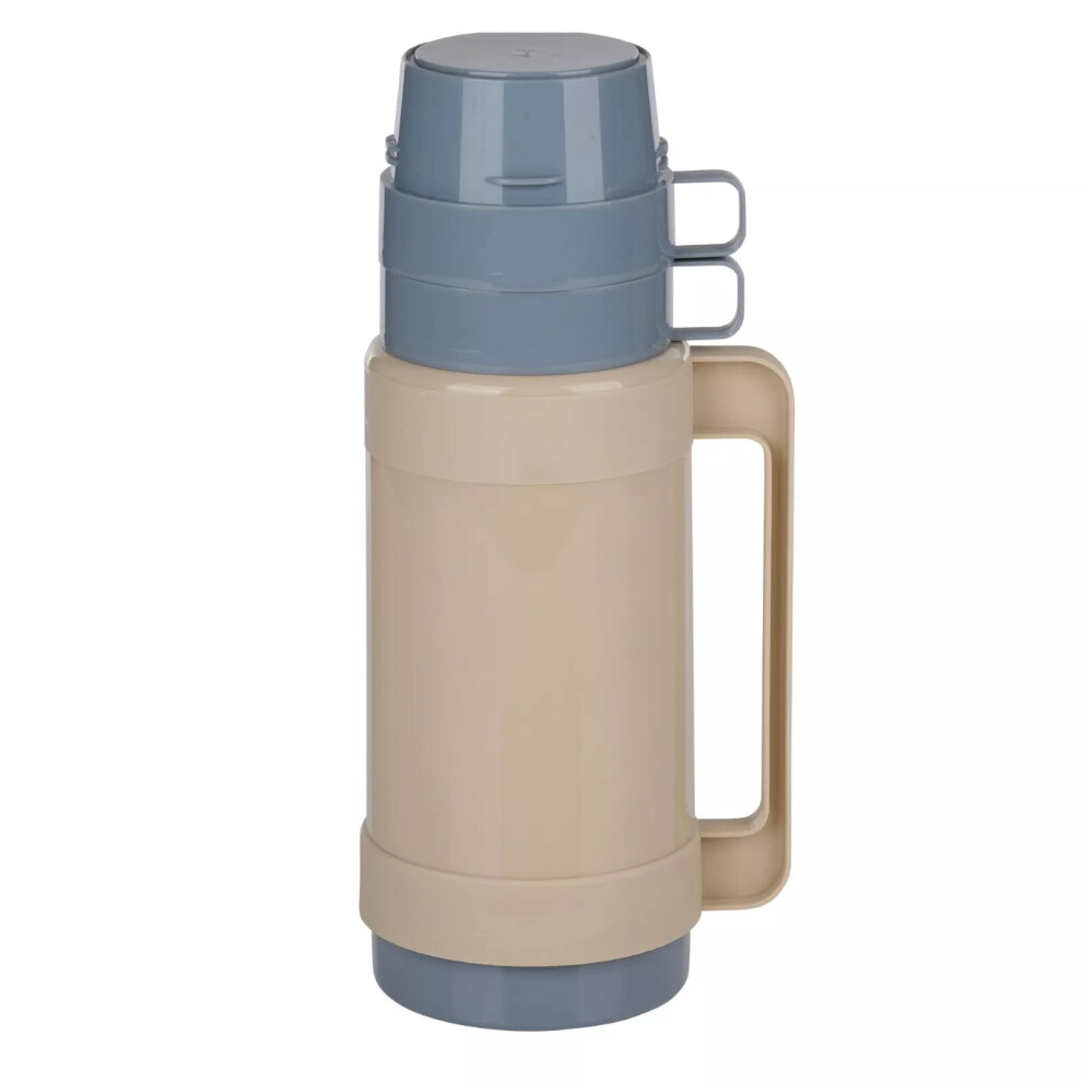 (Insulated Vacuum Flask Hot & Cold Food Drink 1L Thermos Camping Bottle Mug Lunch) Insulated Vacuum Flask Hot & Cold Food Drink 1L Thermos Camping Bot