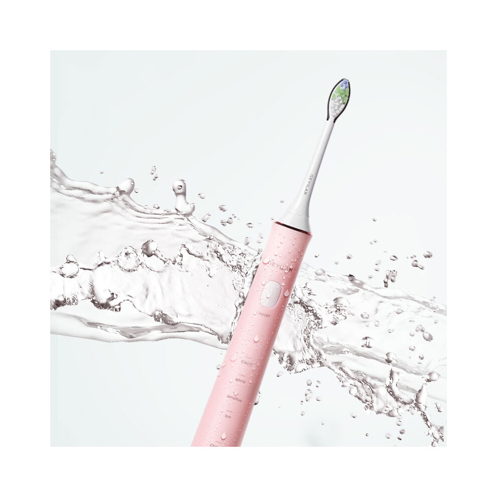 Gevilan Ultrasonic Iontophoresis Smart Electric Toothbrush 3 Modes Rechargeable IPX7 Waterproof Vibration Tooth Whitening Cleaning Oral Cleaner