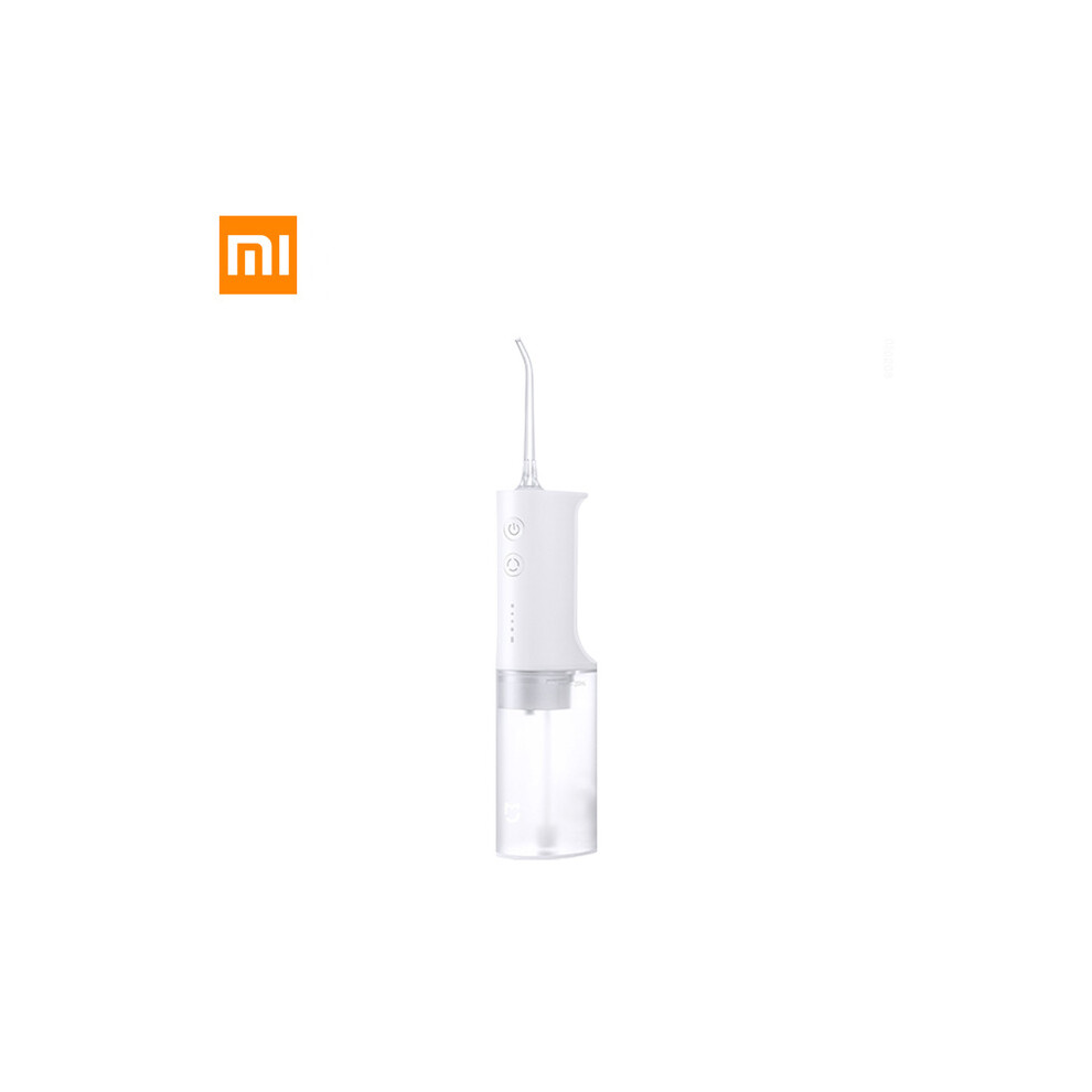 White [Newest] Smart Electric Oral Irrigator Ipx7 Waterfroof Dental Water Jet Flosser 4 Modes Oral Cleaning W/4 Nozzles Memory Funtion