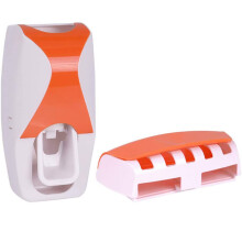Distributore automatico di dentifricio e supporto per spazzolino per bathroom di casa