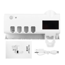 UV - lamp tandenborstel desinfectiehouder automatische tandpastaknijper dispenser
