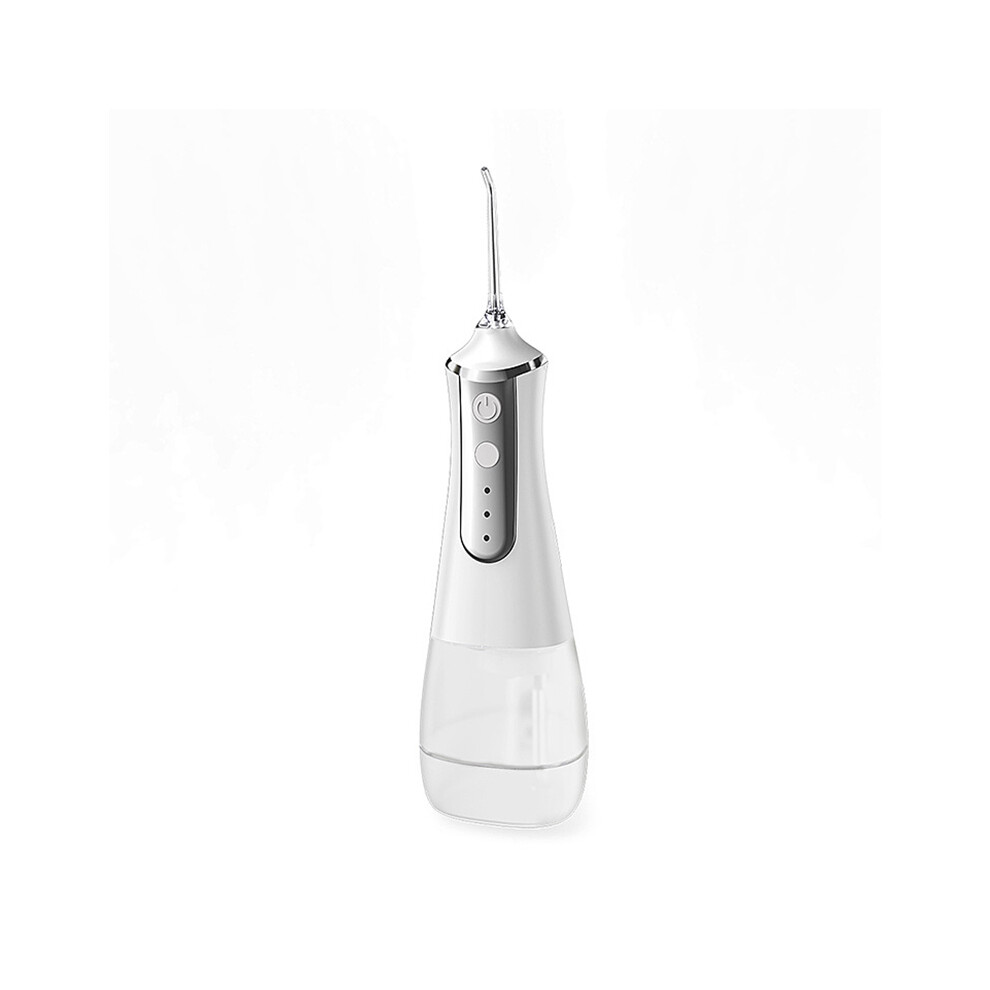 White 350Ml Oral Irrigator 3 Modes Ipx6 Waterproof Dental Water Flosser Tooth Cleaner