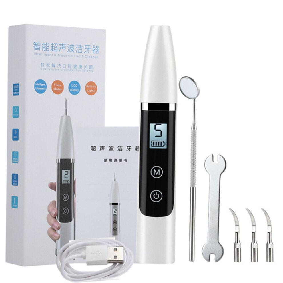 5V Electric Ultrasonic Dental Whitener Scaler Oral Irrigator Tooth Cleaner Tartar Stains Remover Teeth Whitening for Oral Hygiene Tools