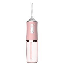 220ML Mondirrigator USB Oplaadbare Waterflosser Draagbare Tandheelkundige Waterstraal met 4 spuitmonden
