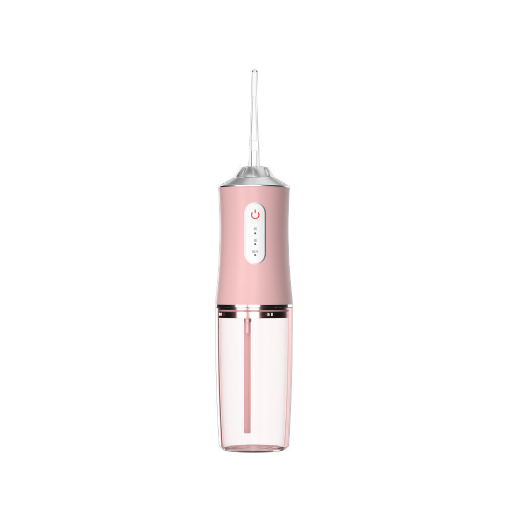 220ML Oral Irrigator USB Rechargeable Water Flosser Portable Dental Water Jet W/ 4pcs Nozzles
