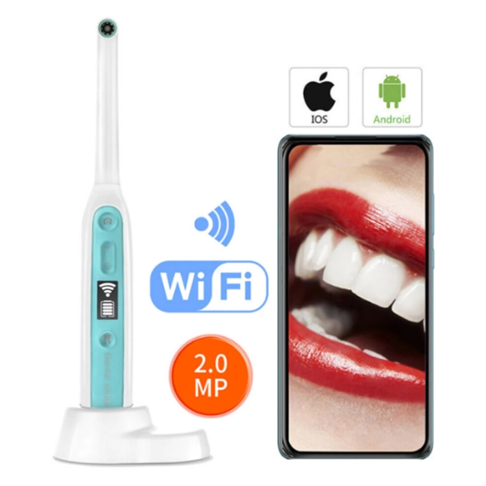 Light Wireless Wifi Oral Dental Endoscope Hd Oral Intraoral Endoscope Camera Led Real-Time Video Inspection Teeth Whitening Tool